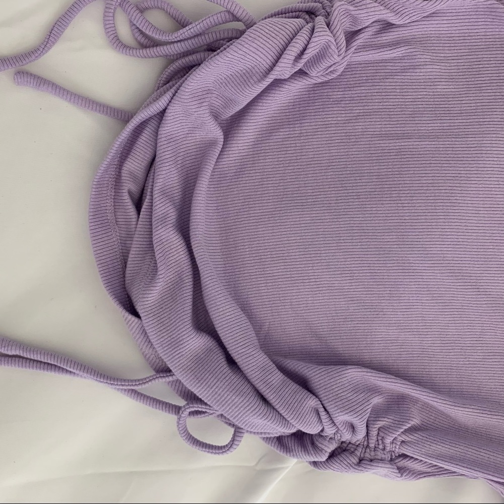 Princess Polly Purple Naeve Ruched Tee - Picture 8 of 8
